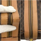 Celine Bostonline Boston Bag Mcadam Leather Brown — view 6