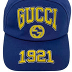 Gucci Cap Baseball Cap Interlocking Canvas Blue — view 5