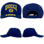 Gucci Cap Baseball Cap Interlocking Canvas Blue — view 2