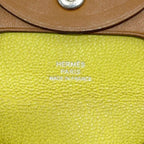 Hermes Leather Box Calf Chevre Brown Yellow — view 4