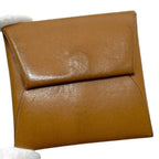 Hermes Leather Box Calf Chevre Brown Yellow — view 9