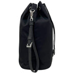 Prada Pouch Drawstring Handbag Vela 1 IC Tag Reactive Nylon Re-Nylon Saffiano — view 9