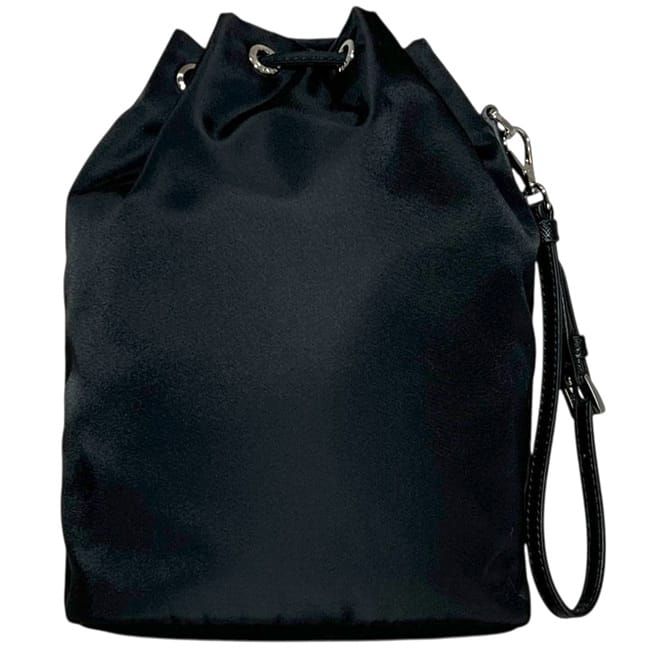 Prada Pouch Drawstring Handbag Vela 1 IC Tag Reactive Nylon Re-Nylon Saffiano — view 3