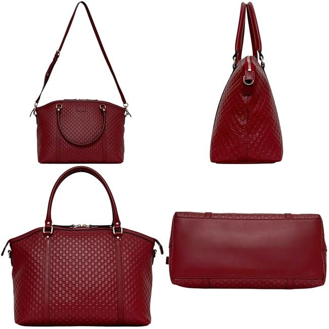 Gucci Tote 2-Way Shoulder Bag Guccissima Leather — view 2