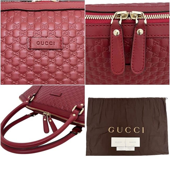Gucci Tote 2-Way Shoulder Bag Guccissima Leather — view 7