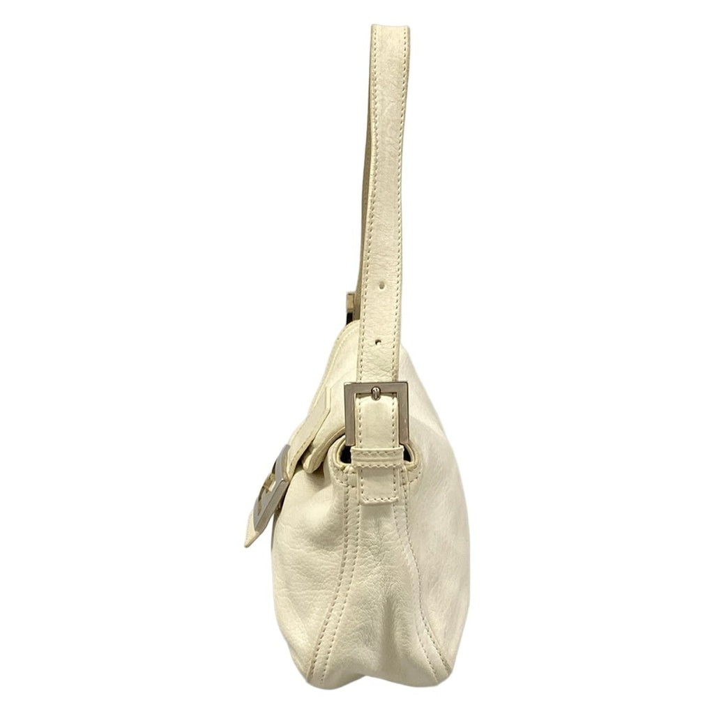 Fendi Handbag White Leather — view 4