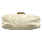Fendi Handbag White Leather — view 5