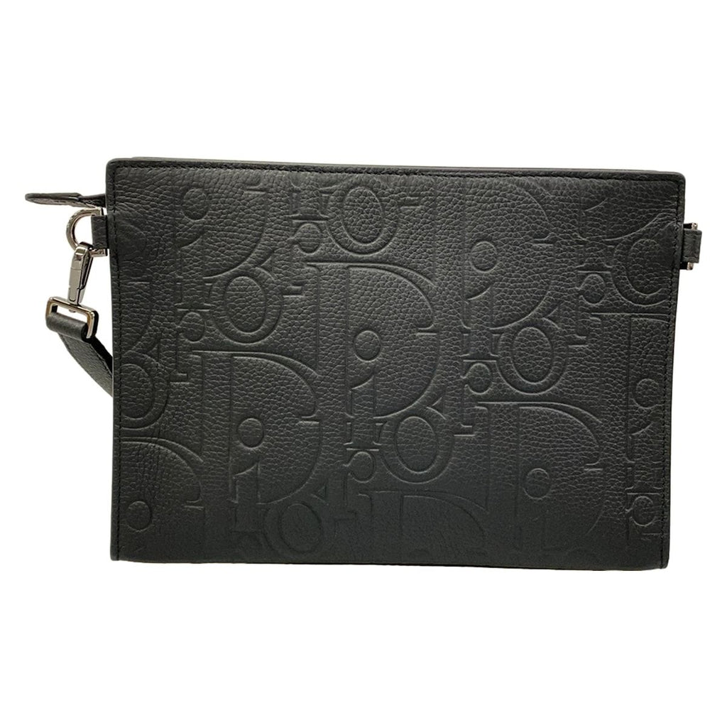 Dior Second Triangle Pouch Black — view 3