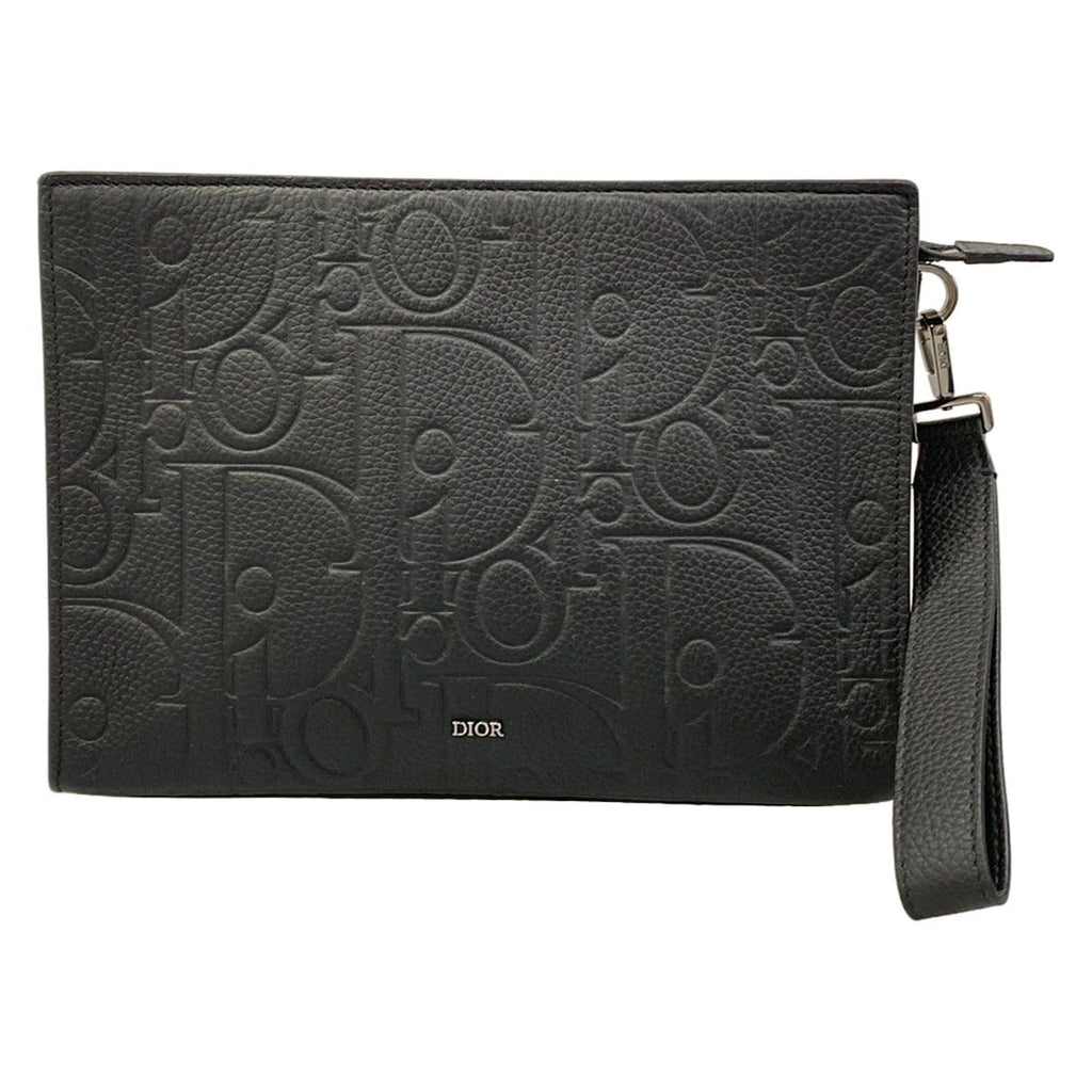 Dior Second Triangle Pouch Black