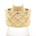 Chanel Ring 54 Quilted 18k Yellow Gold
