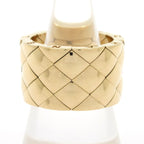 Chanel Ring 54 Quilted 18k Yellow Gold