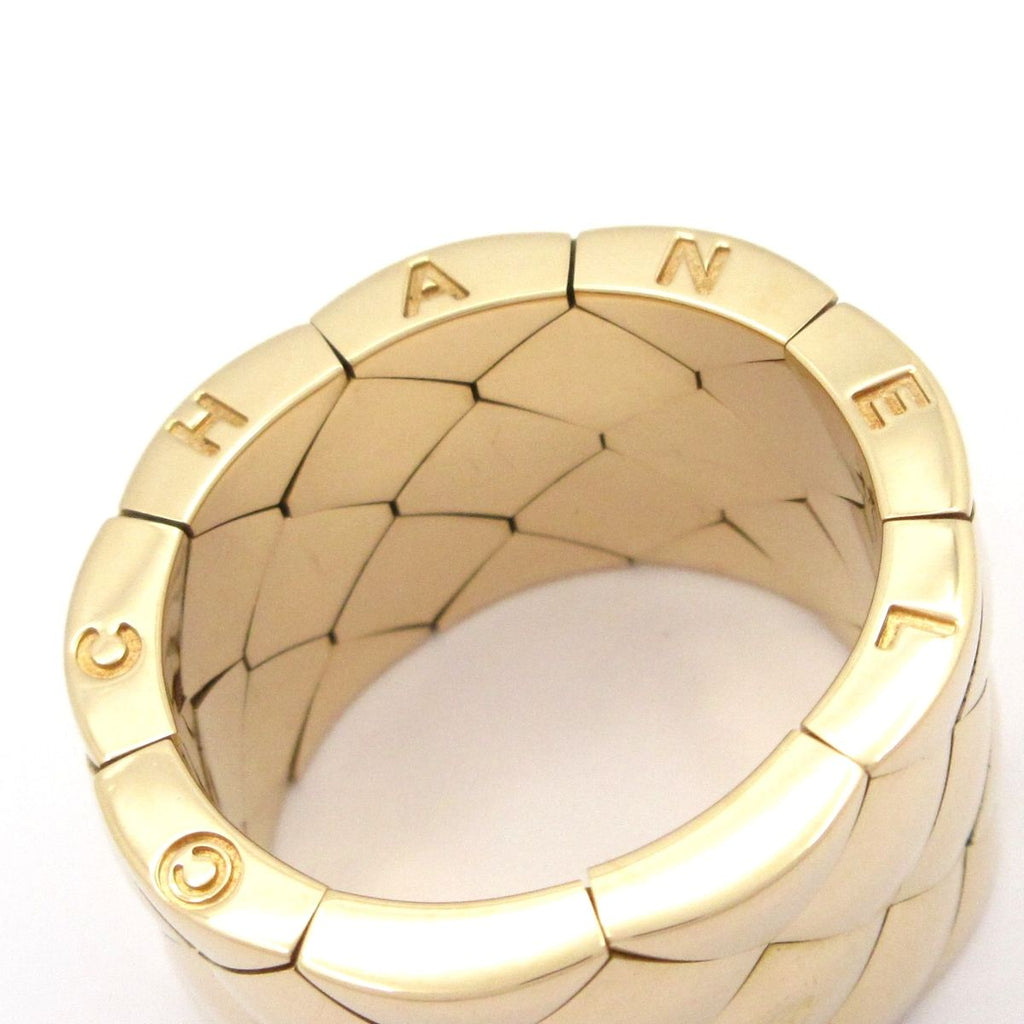 Chanel Ring 54 Quilted 18k Yellow Gold — view 5