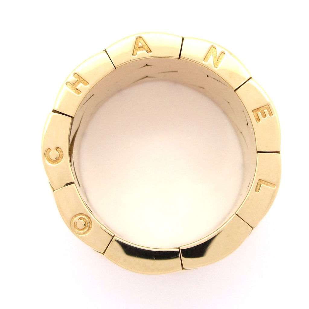 Chanel Ring 54 Quilted 18k Yellow Gold — view 4