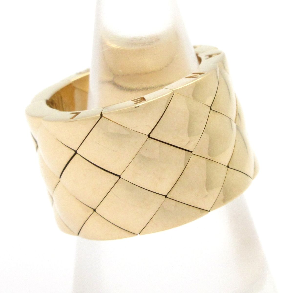 Chanel Ring 54 Quilted 18k Yellow Gold — view 2