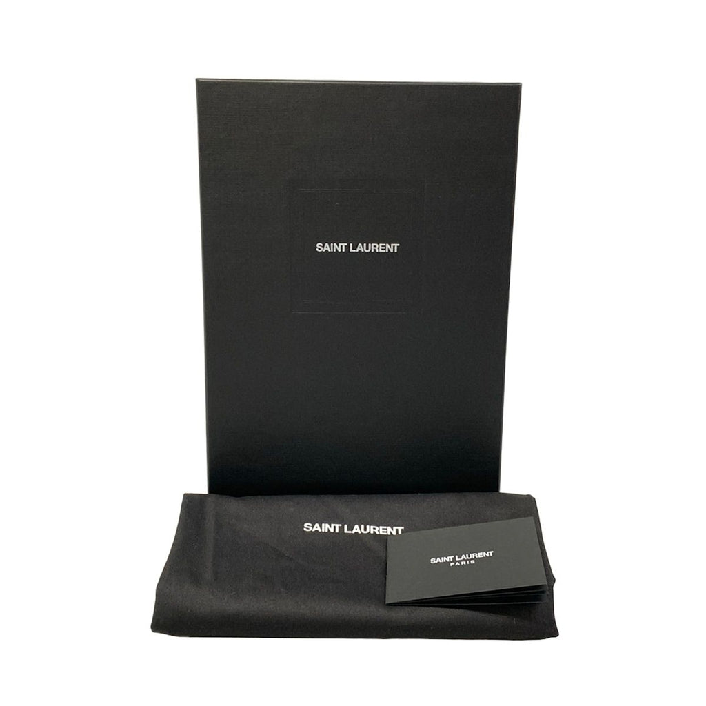 Saint Laurent Paris Clutch Bordeaux Croco — view 8