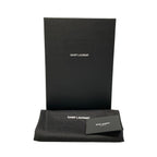 Saint Laurent Paris Clutch Bordeaux Croco — view 8
