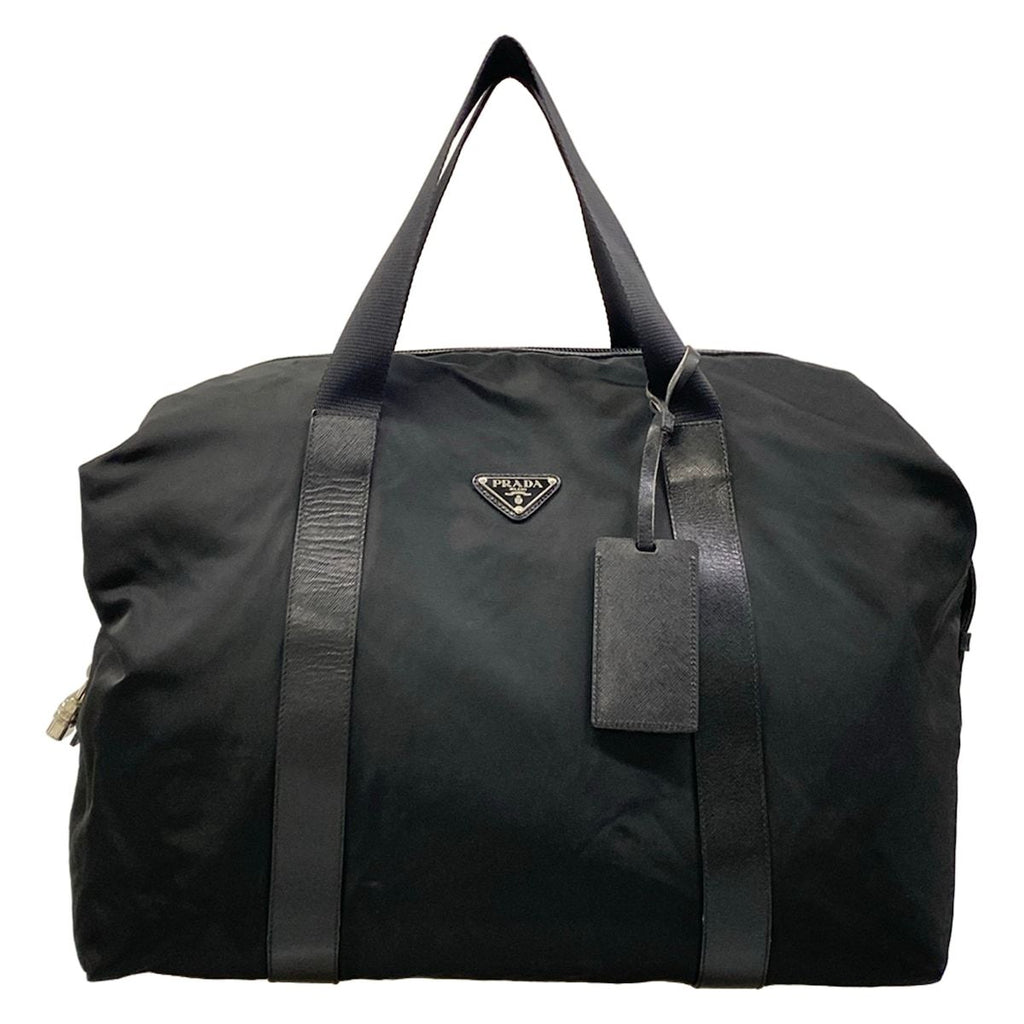 Prada Boston Bag Black Lock Number