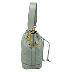 Fendi Handbag Mon Tresor Light Blue Embossed Leather — view 2
