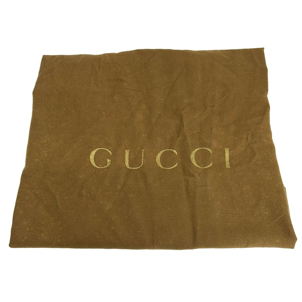 Gucci Tote Horsebit Guccissima Line Gray Beige Braided Leather — view 8