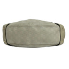 Gucci Tote Horsebit Guccissima Line Gray Beige Braided Leather — view 5