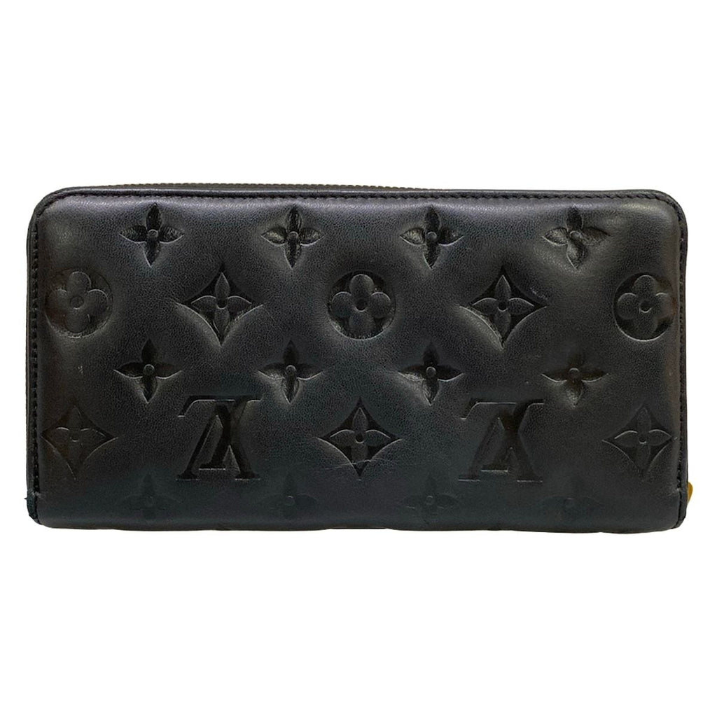 Louis Vuitton Wallet Cousin Zippy Noir Leather — view 2