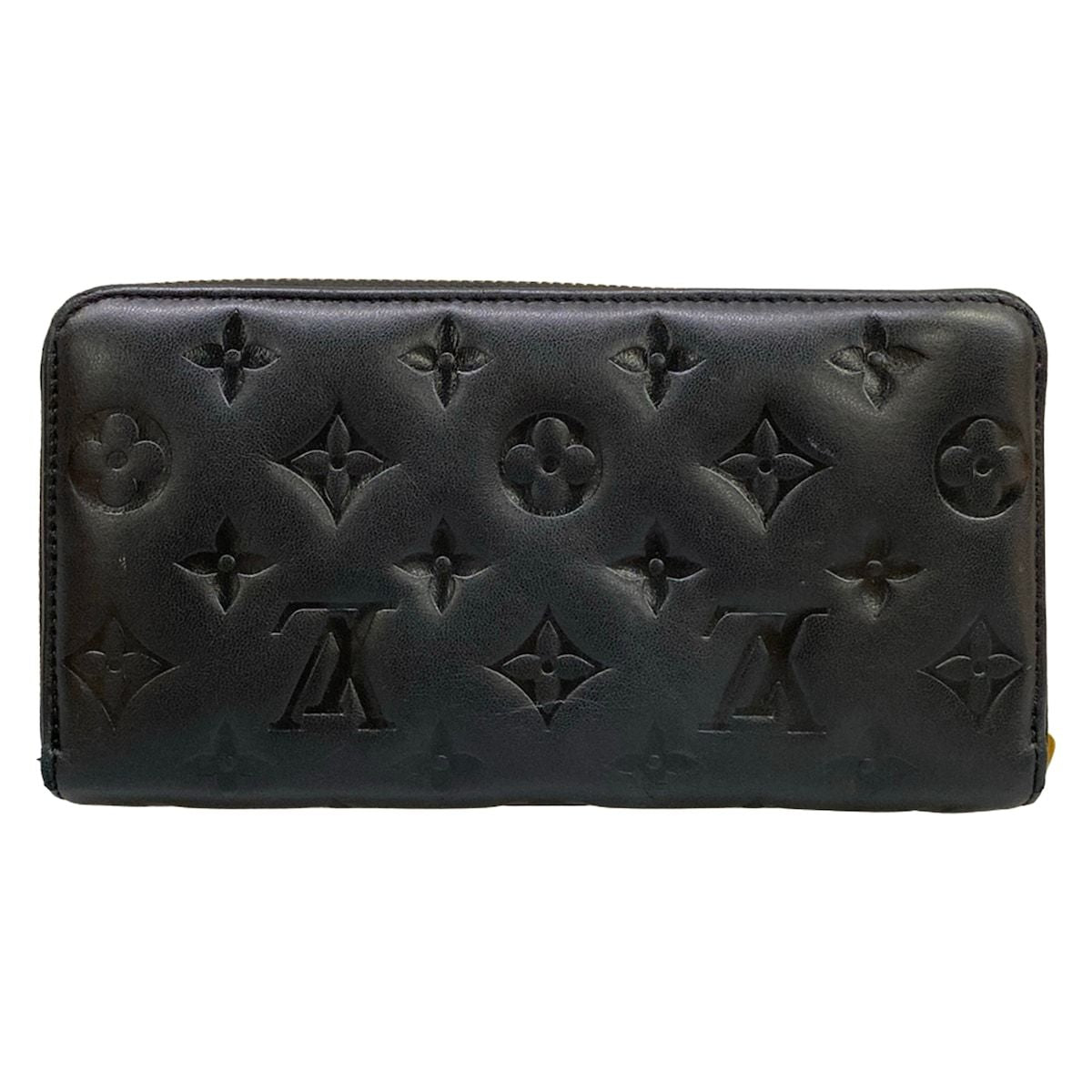 Louis Vuitton Wallet Cousin Zippy Noir Leather — view 2