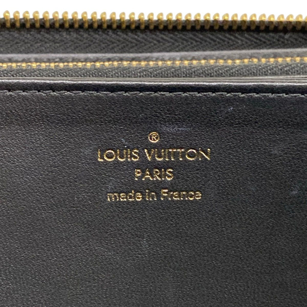 Louis Vuitton Wallet Cousin Zippy Noir Leather — view 5