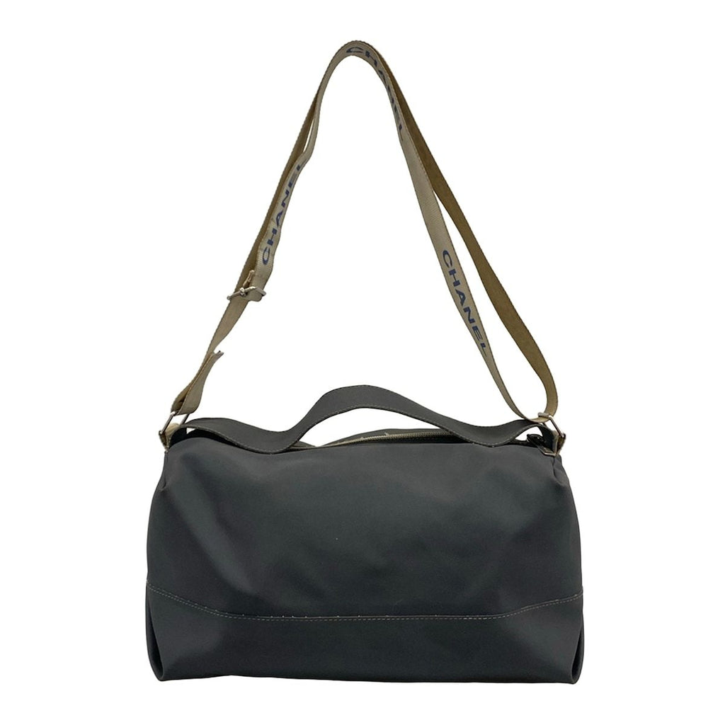 Chanel Shoulder Bag Dark Gray — view 3