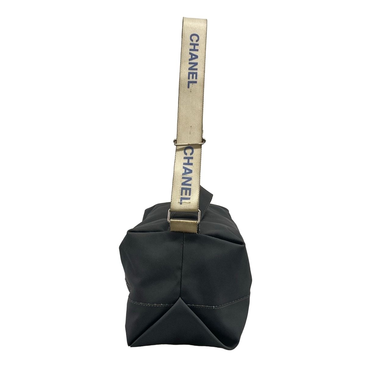Chanel Shoulder Bag Dark Gray — view 4