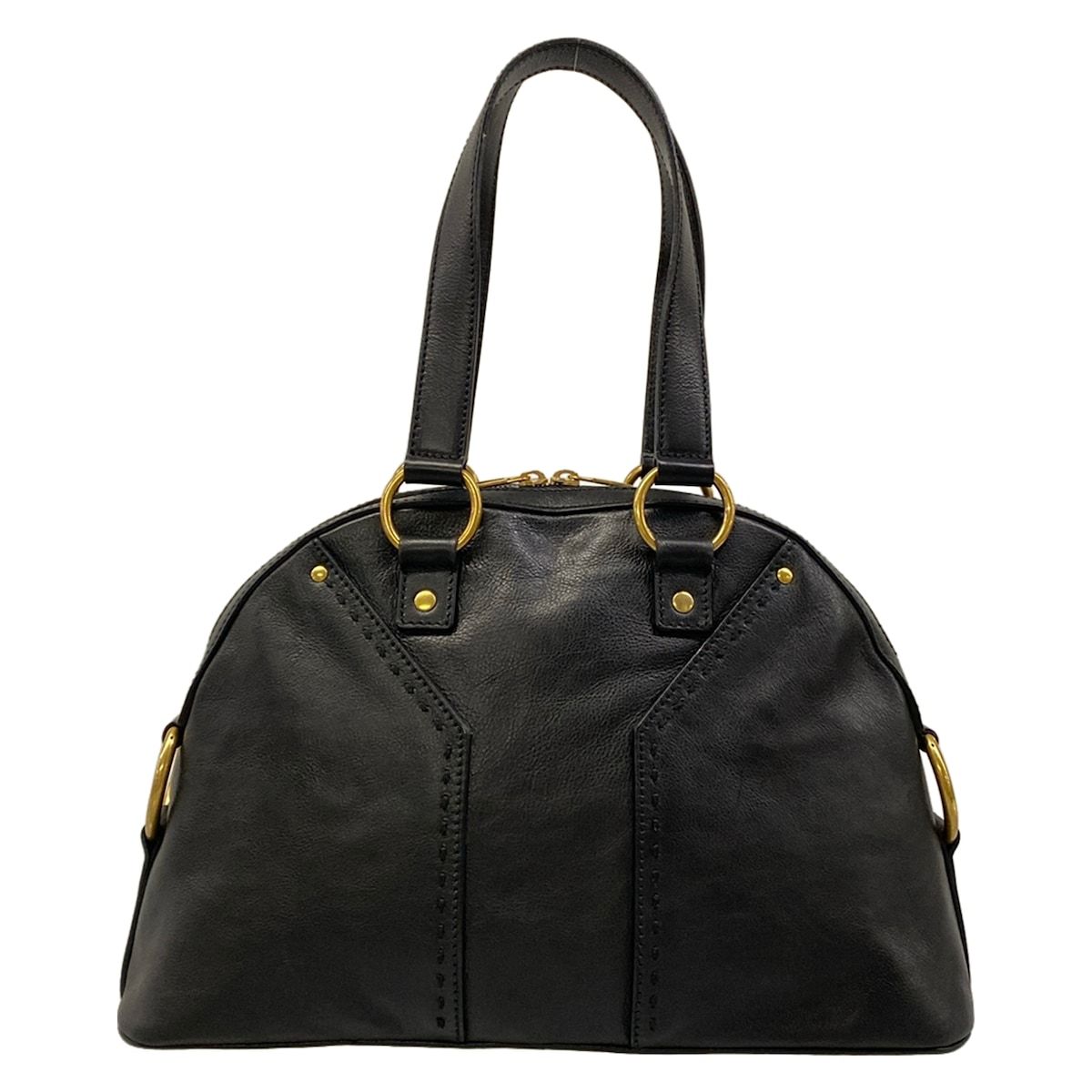 Saint Laurent Rive Gauche Handbag Muse Bag Black Leather — view 3