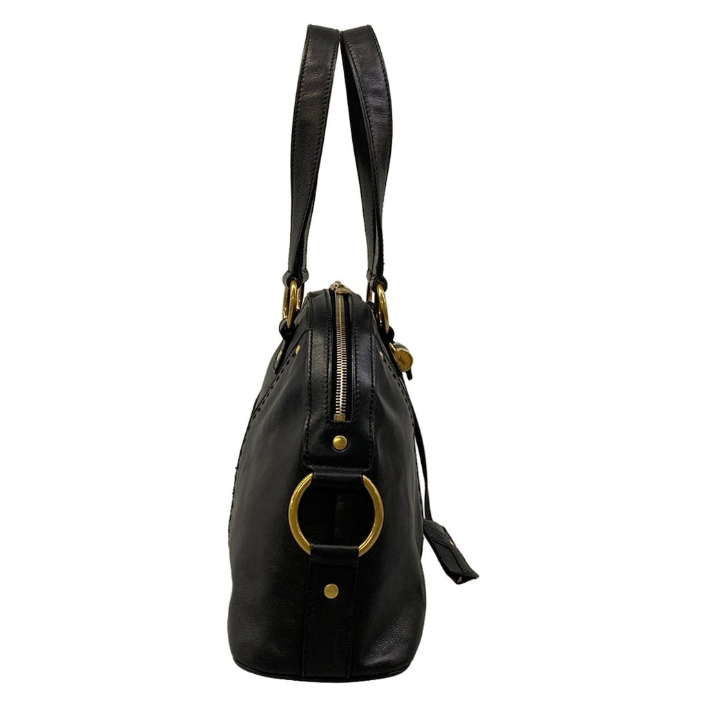 Saint Laurent Rive Gauche Handbag Muse Bag Black Leather — view 2