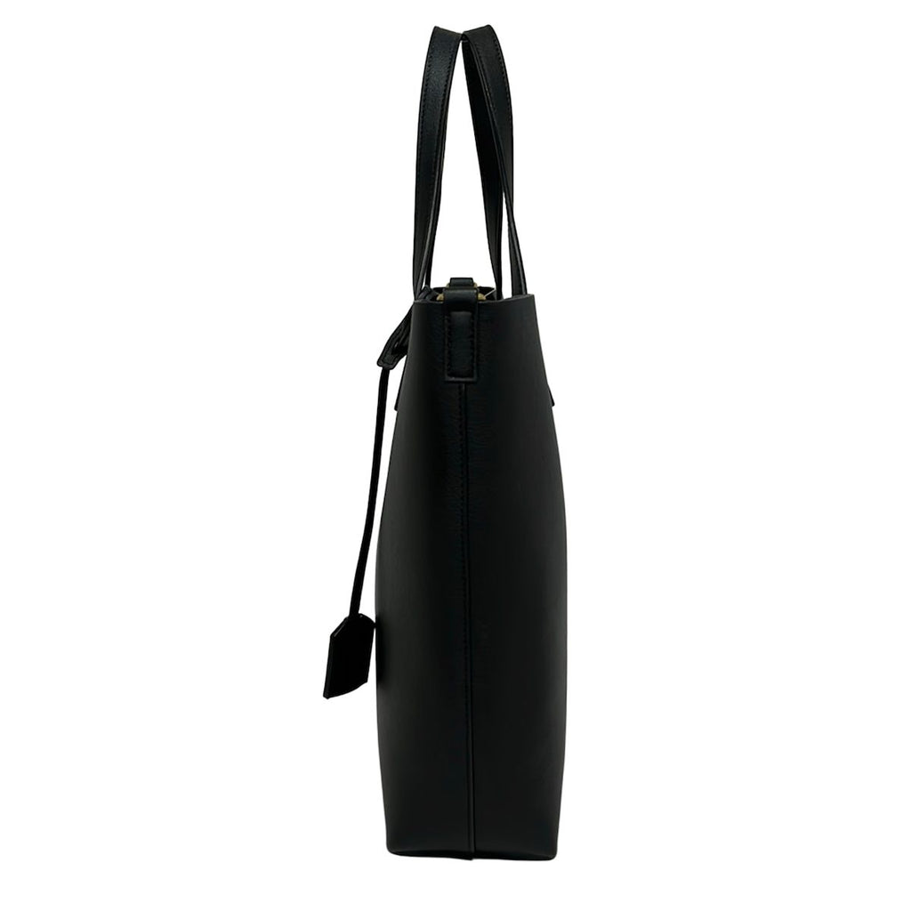 Saint Laurent Paris Tote Toy Shopping Black Leather — view 4