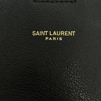 Saint Laurent Paris Tote Toy Shopping Black Leather — view 8
