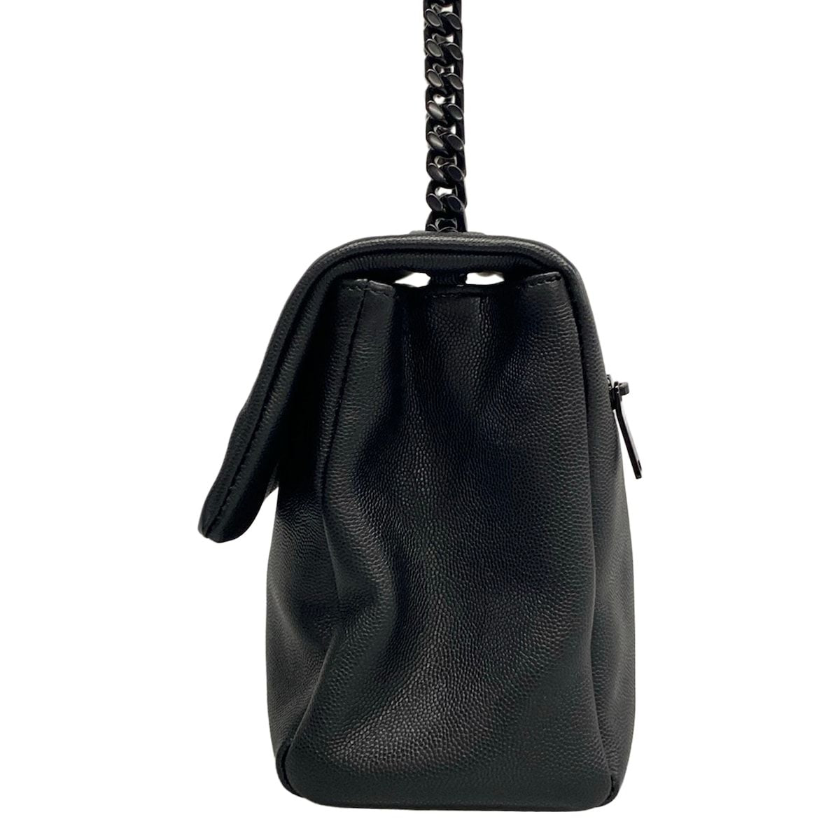 Saint Laurent Paris Shoulder Bag West Hollywood Black Leather — view 4