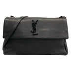 Saint Laurent Paris Shoulder Bag West Hollywood Black Leather