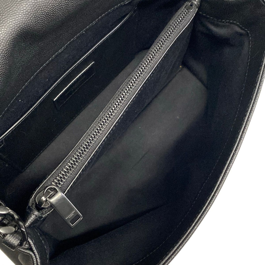 Saint Laurent Paris Shoulder Bag West Hollywood Black Leather — view 7