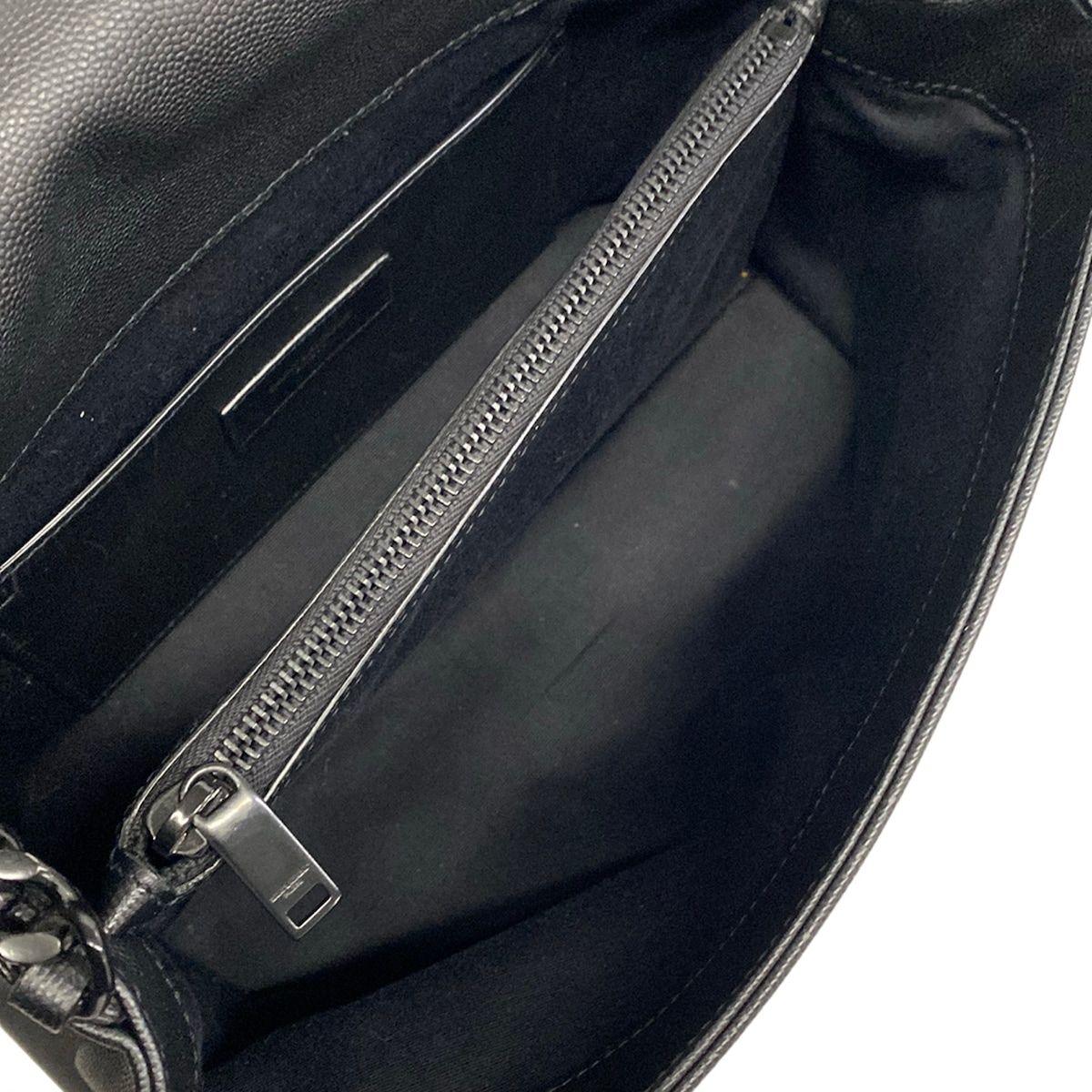 Saint Laurent Paris Shoulder Bag West Hollywood Black Leather — view 7