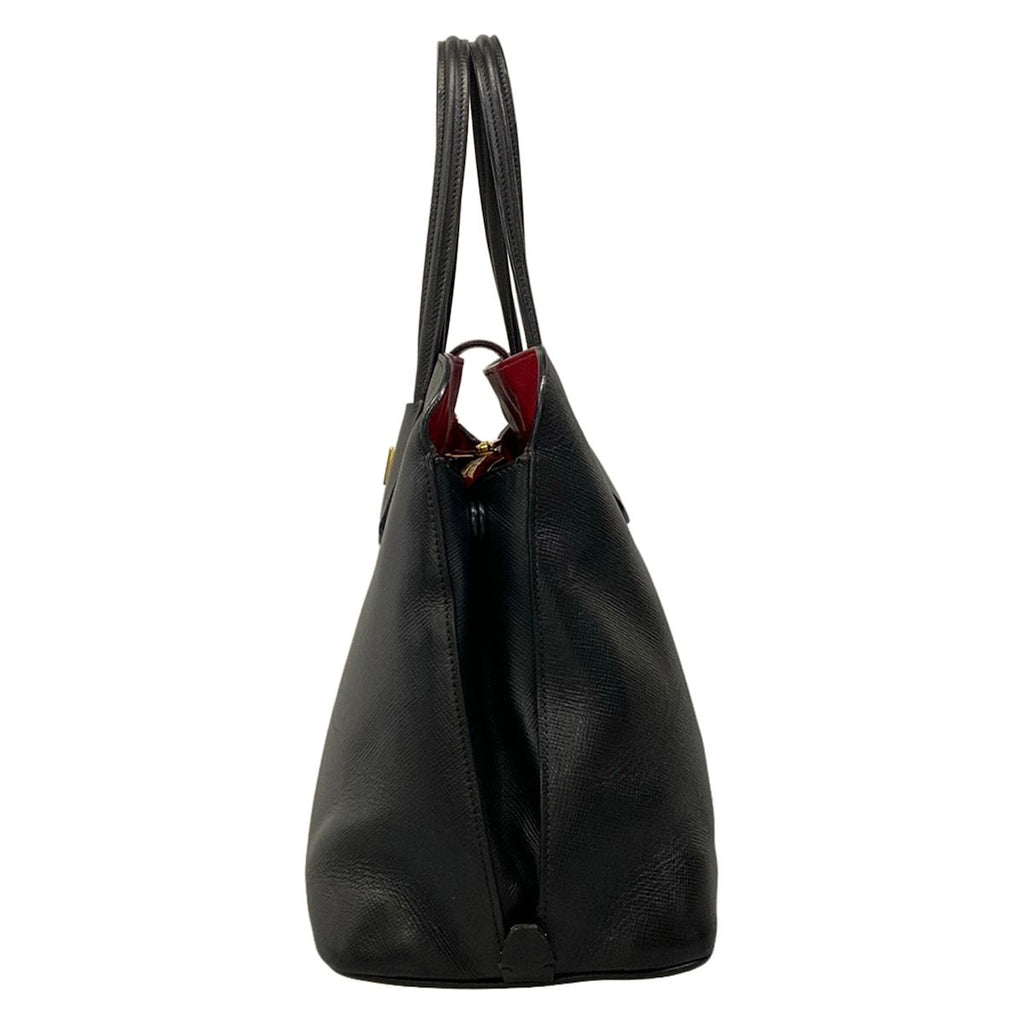 Prada Handbag Black Red Leather — view 4