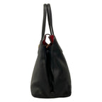 Prada Handbag Black Red Leather — view 4