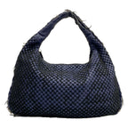 Bottega Veneta Handbag Blue Black Leather