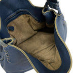 Bottega Veneta Handbag Blue Leather — view 7