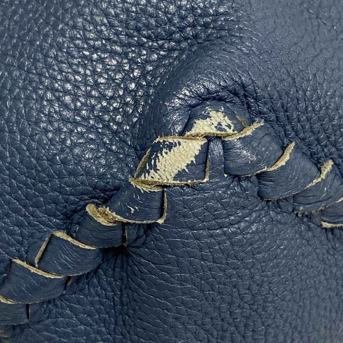 Bottega Veneta Handbag Blue Leather — view 6