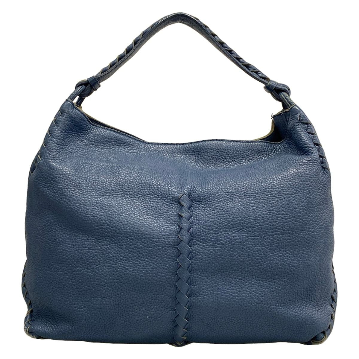 Bottega Veneta Handbag Blue Leather — view 3