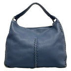 Bottega Veneta Handbag Blue Leather