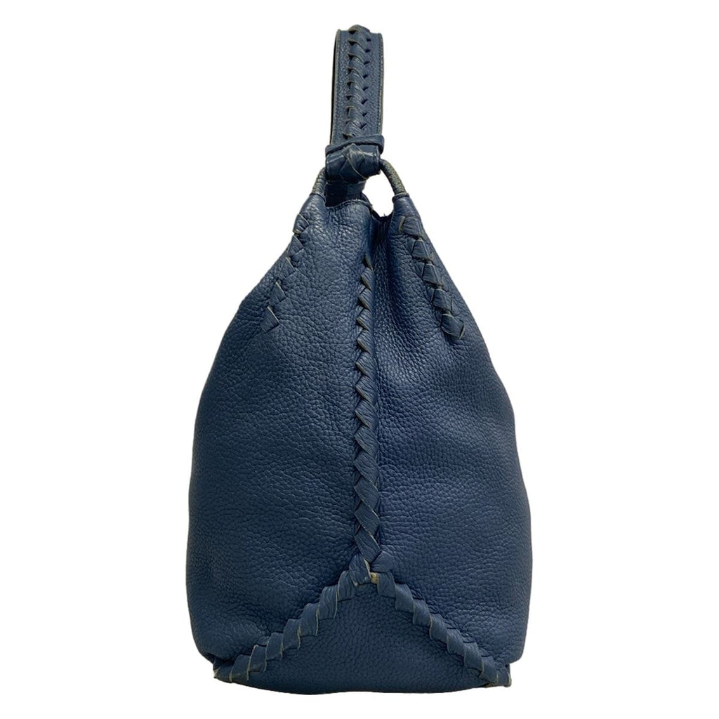 Bottega Veneta Handbag Blue Leather — view 2