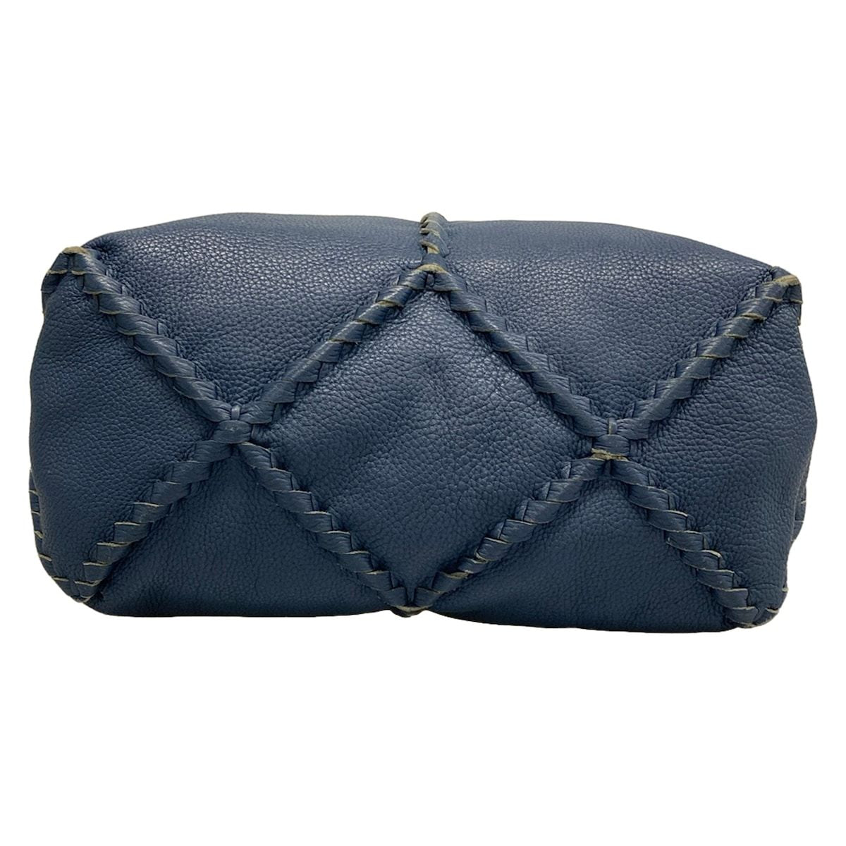 Bottega Veneta Handbag Blue Leather — view 5