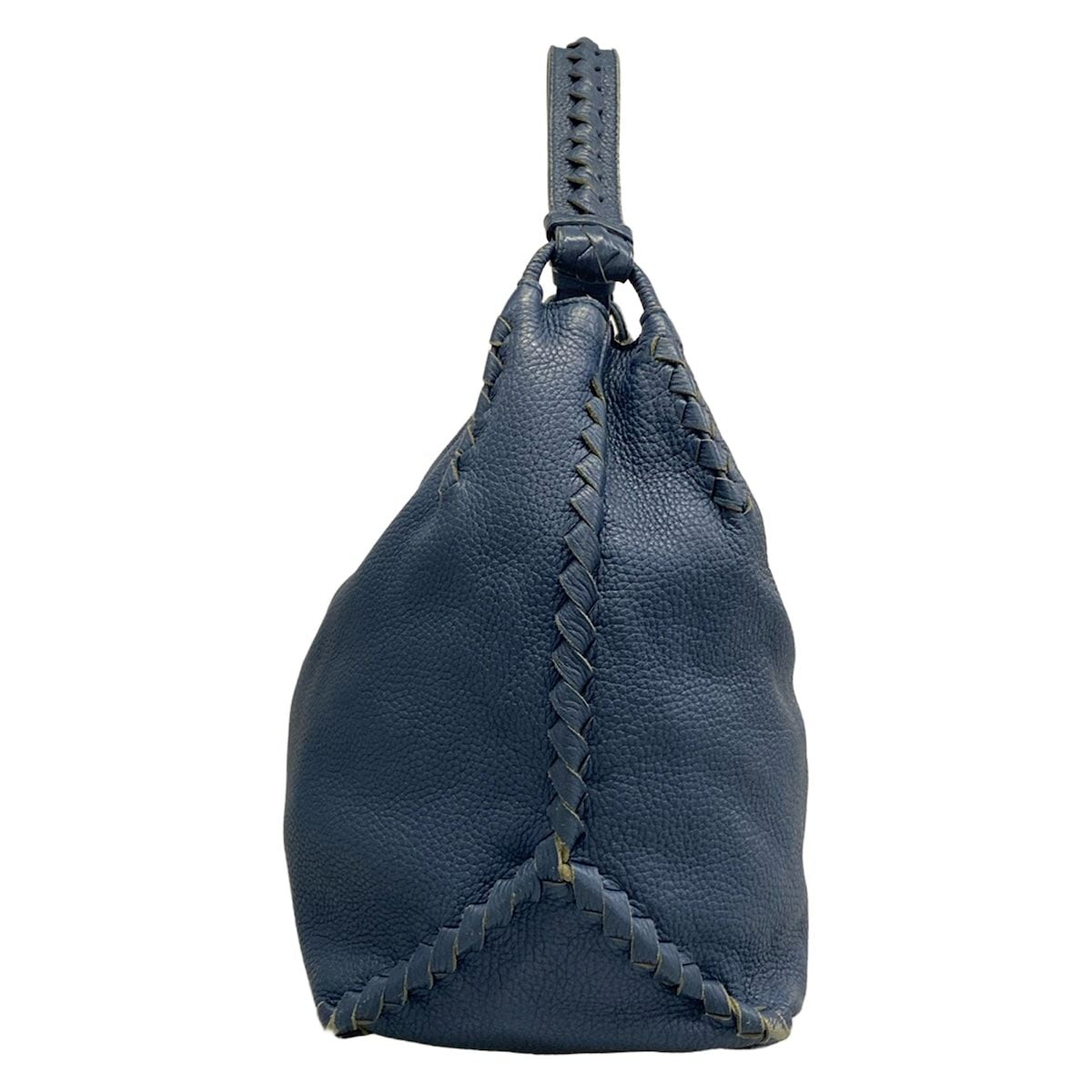Bottega Veneta Handbag Blue Leather — view 4