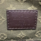 Louis Vuitton Shoulder Bag Monogram Mini Besace Marie Kate Khaki Cotton — view 8