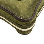 Louis Vuitton Shoulder Bag Monogram Mini Besace Marie Kate Khaki Cotton — view 6