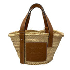 Loewe Tote Basket Small Natural Tan Leather